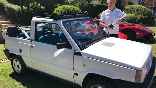 Alessandro Fabiani e la sua Fiat Panda Italia '90