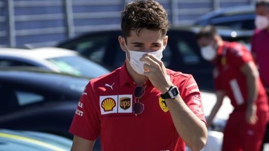 Charles Leclerc, settimo tempo in qualifica in Austria. Getty