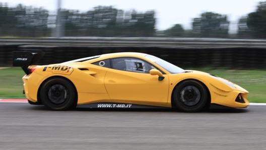 Protagonista in pista è la Ferrari 488 Challenge Evo