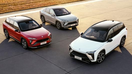 I Suv presenti nella gamma Nio: EC6, ES6 e ES8