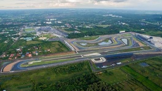 Una vista aerea della pista di Buriram