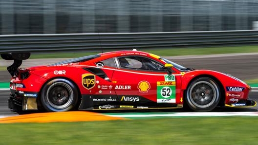 La Ferrari 488 Gte Evo numero 52 (AF Corse) impegnata in Lmgte Pro