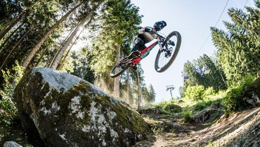 La pista Black Snake per il downhill