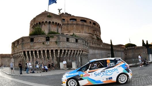 Il Rally di Roma Capitale a Castel Sant'Angelo