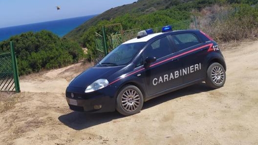 Un controllo dei carabinieri nel comune di Castiadas. Ansa