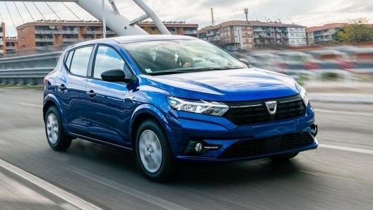 La Dacia Sandero è il modello più venduto del segmento B con 4.368 unità