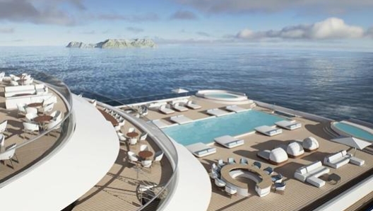 Il beach club nel progetto di Winch Design