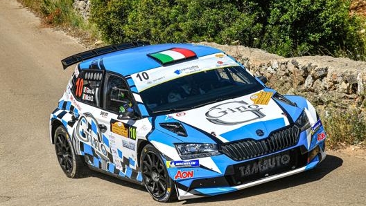 Alessandro Gino su Skoda Fabia R5