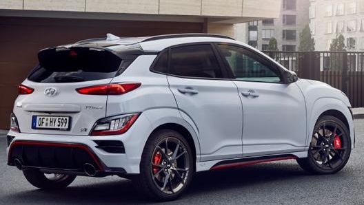 Il posteriore di Hyundai Kona N 2021