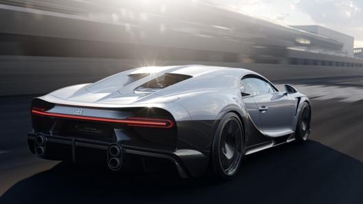 Il posteriore di nuova Bugatti Chiron Super Sport