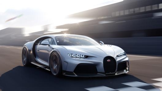 Il frontale della Bugatti Chiron Super Sport