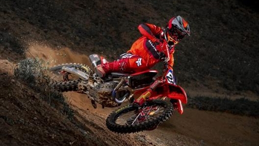 Tim Gajser con la sua Honda Crf 450R