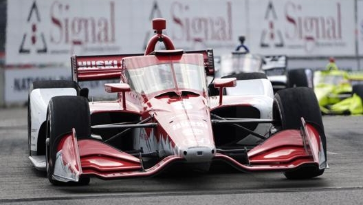 La monoposto di Marcus Ericsson a Belle Isle. Ap