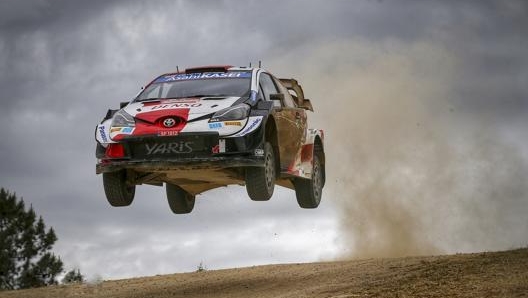 La Toyota Yaris di Ogier al Rally Italia Sardegna