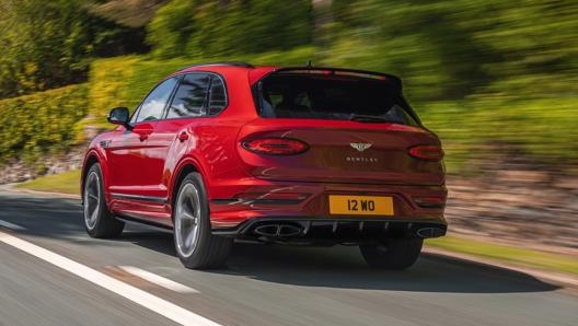 Il posteriore della Bentley Bentayga S