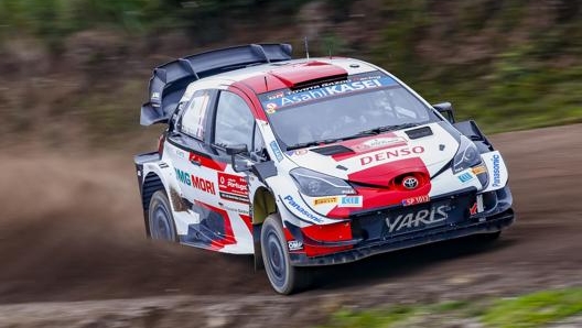 Il campione del mondo Sébastien Ogier su Toyota Yaris