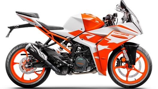 La tinta bianco-arancione sarà dedicata esclusivamente dalla Ktm RC 125 2022