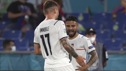 Immobile e Insigne. Foto LaPresse