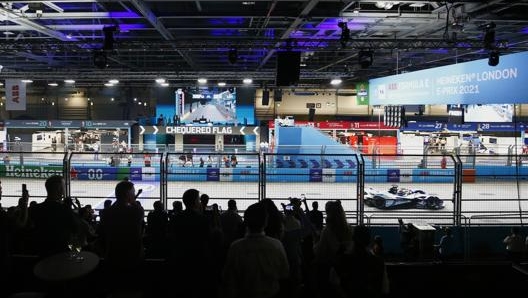 Un tratto del circuito sede dell’E-Prix di Londra 2021