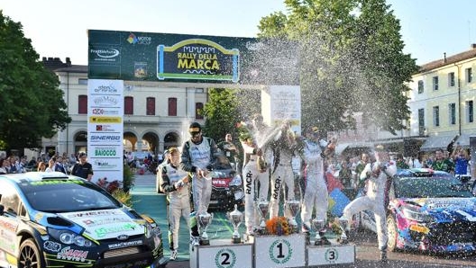 L’edizione 2019 del Rally Marca vide la vittoria di Luca Pedersoli, la terza in carriera dopo quelle del 2014 e 2009