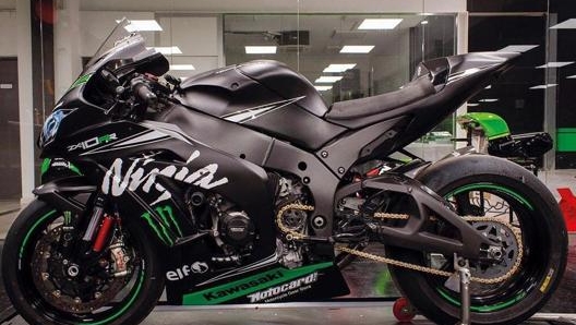 Jonathan Rea ha utilizzato La Kawasaki ZX-10R per allenarsi nel tempo libero durante gli ultimi anni