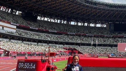 Anche Tokyo 2020 rientra tra le spedizioni di successo per la velocista statunitense (foto @allysonfelix)