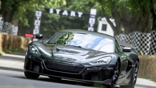 La nuova Rimac Nevera in azione al Goodwood Festival of Speed