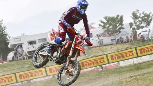 Alessandro Lupino con la KTM del team MRT