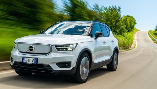 Volvo XC40 nella variante elettrica