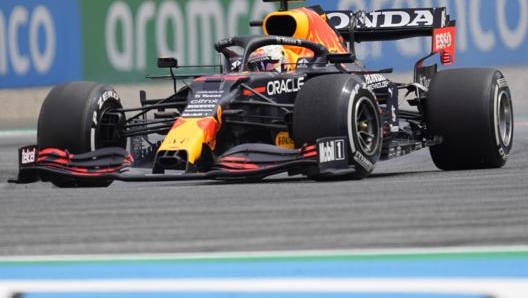 Max Verstappen in azione a Zeltweg. Getty