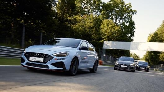 Le vetture della Hyundai Driving Experience all’Autodromo Nazionale di Monza