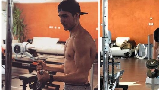 La palestra ha un ruolo importante nella preparazione di Esteban Ocon (foto @estebanocon)