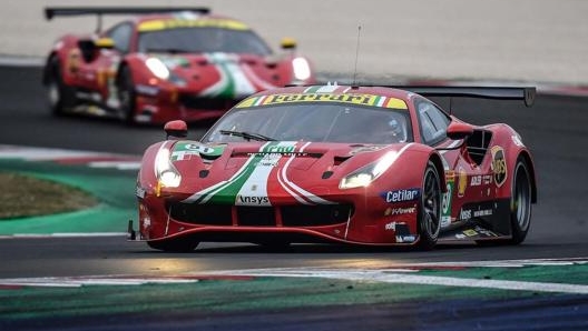 Le Ferrari 488 Gte Evo impegnate nel Mondiale Endurance Wec 2021 in classe Lmgte Pro