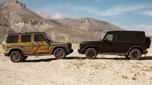 La G, vera icona del fuoristrada a Campo Imperatore, nei luoghi dove fu girato Lo chiamavano Trinità con Bud Spencer e Terence Hill