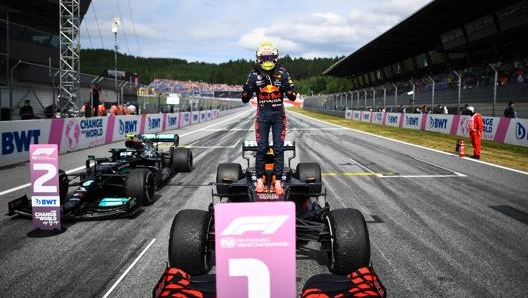 Max Verstappen, vincitore del GP Austria, Getty