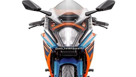 Il frontale della RC 390