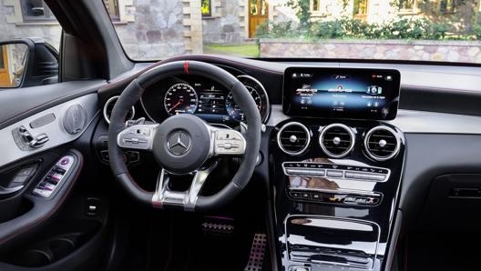 Gli interni di Mercedes Glc Coupè