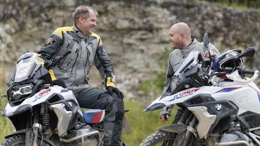 Christoph Lischka, sulla sinistra, è dal 2019 Capo dello Sviluppo di Bmw Motorrad