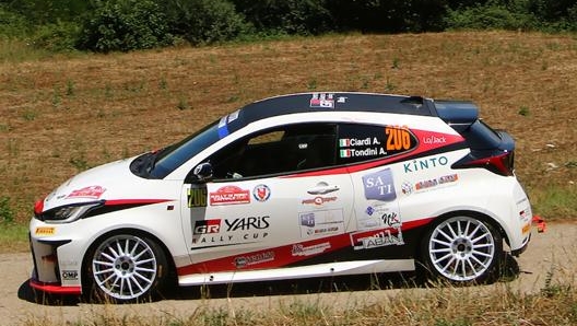 La Toyota GR Yaris Cup numero 206 di Ciardi