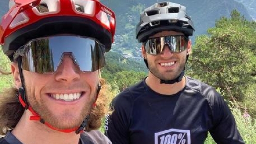 Brad Binder si allena spesso in mountain bike con il fratello Darryn (foto @bradbinder)