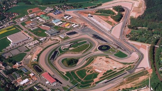 Veduta aerea del Sachsenring