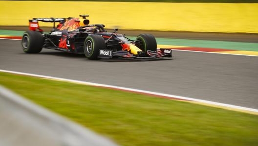 La Red Bull RB16-B di Verstappen. Epa