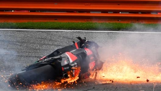 L’incidente tra Pedrosa e Savadori ha fatto scattare la bandiera rossa in Austria