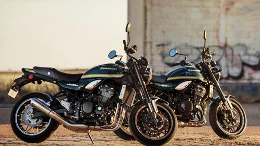 Due le colorazioni inedite per la Z900 RS: Metallic Dark Green e Candy Tone Blue