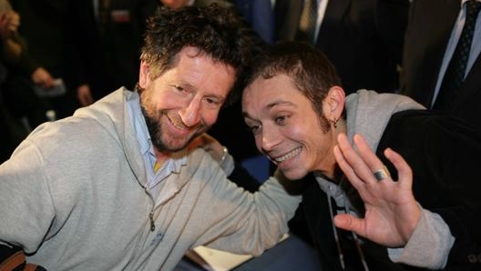 Graziano e Valentino Rossi. Ansa