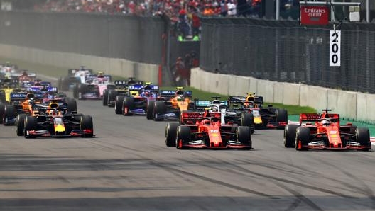 La partenza dell’ultimo GP del Messico nel 2019. Getty