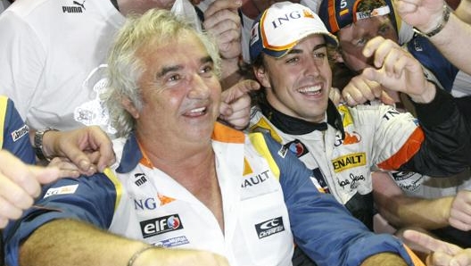 Con Fernando Alonso