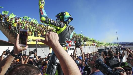 Valentino Rossi a Valencia. C&C