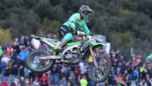 omain Febvre, leader della MXGP. Foto: Kawasaki