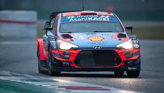 Il belga Thierry Neuville su Hyundai al Rally di Monza 2020